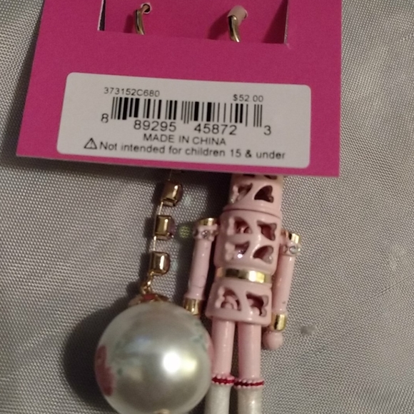 Betsey Johnson nutcracker pearl NWT - Picture 5 of 5